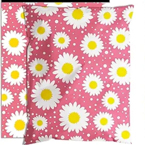 POLYMAILERS Daisy 10 count with Stickers - Picture 3 of 6
